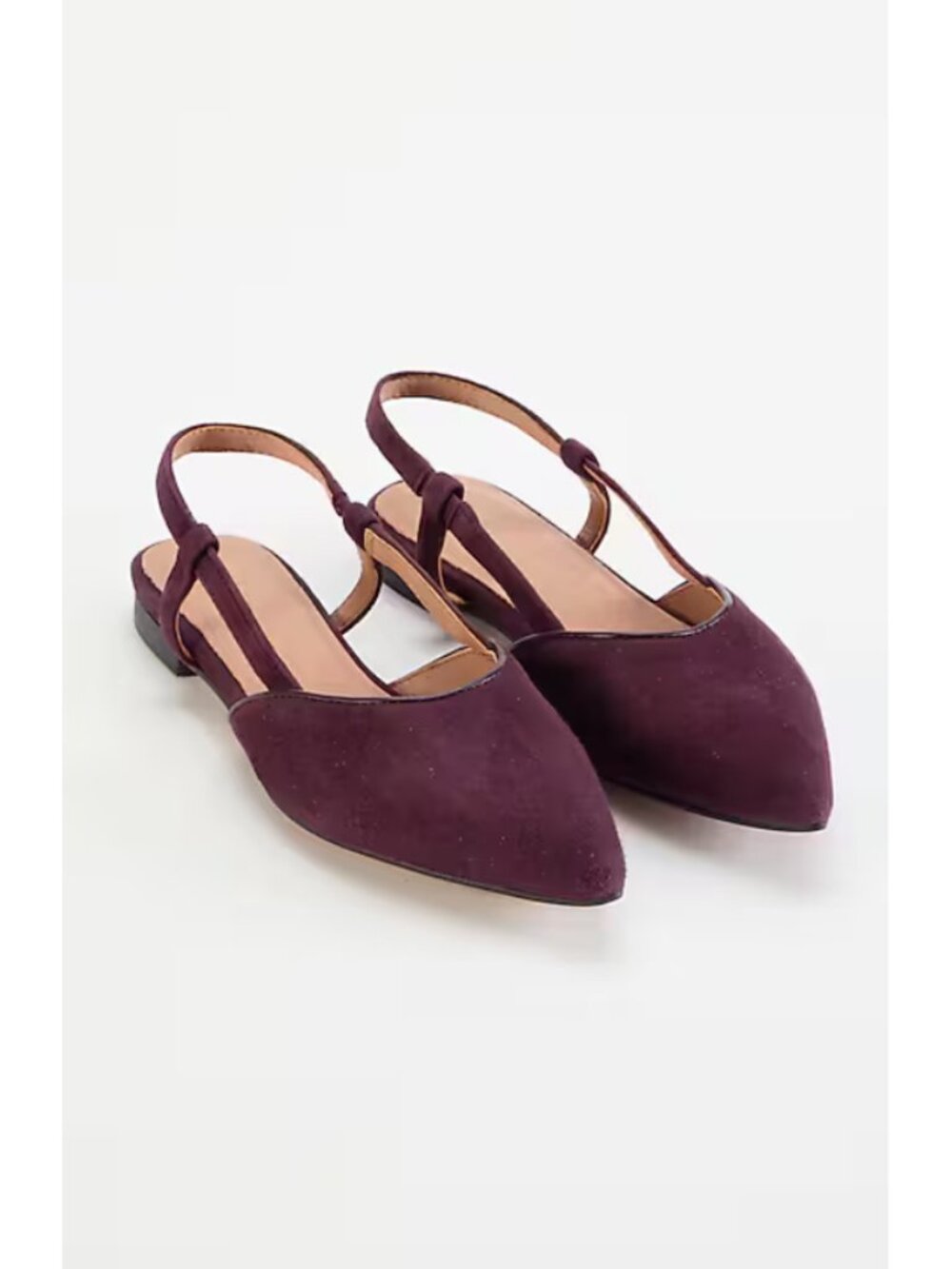 J. Jill Sz. 8 Dark Rum Raisin Lola Slingback Flats